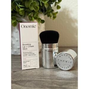 Onomie Boosting Lip + Cheek Hydrating & Collagen Stick Cruz Shade - Free Brush